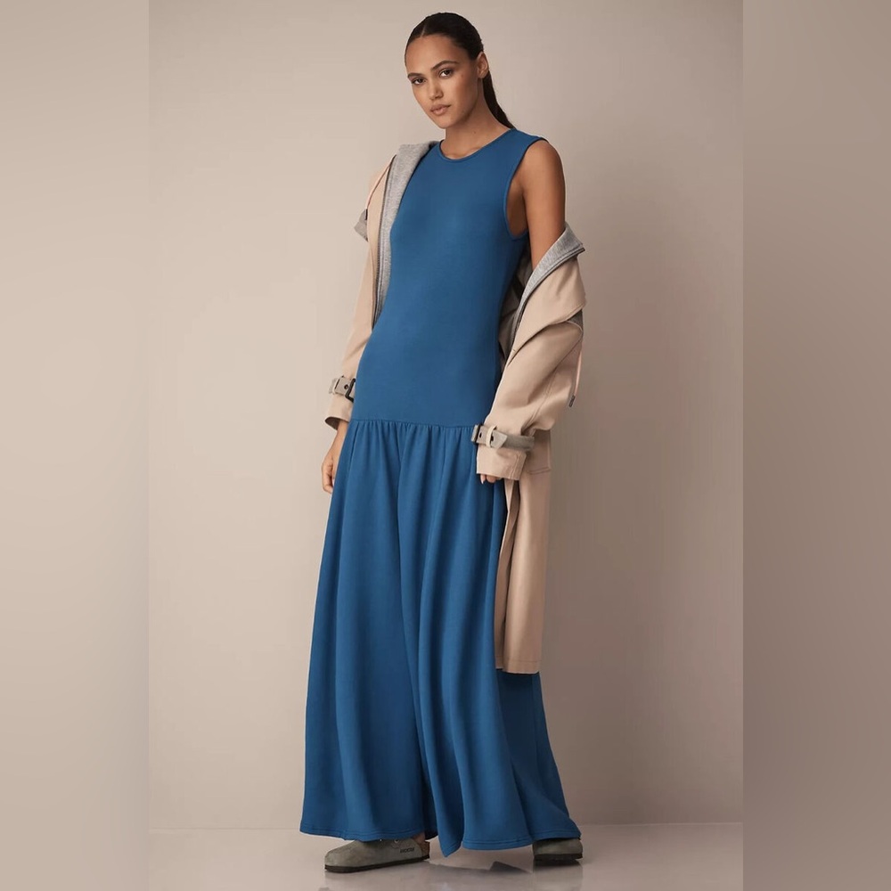 Anthropologie Blue Maxi Dress - Picture 2 of 7